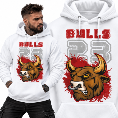 BLUZA Z KAPTUREM NA SIŁOWNIĘ   BULLS